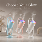 AuraGlow Mist™ – Projection Night Light Humidifier