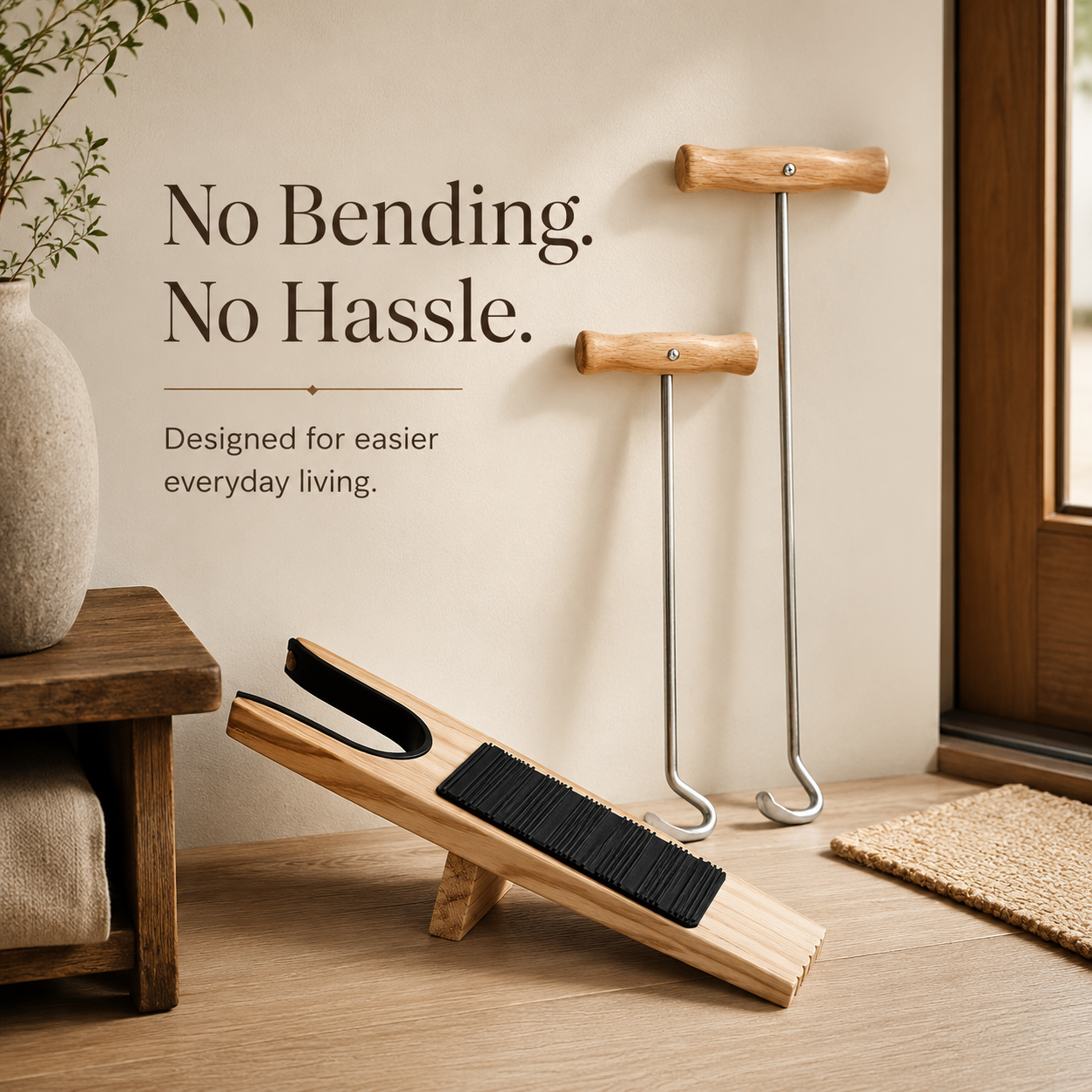 BootEase Duo™ – Long-Handle Boot Remover Set