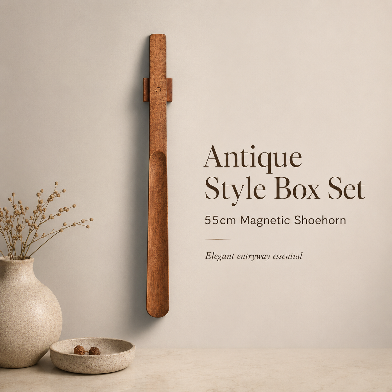StepEase™ Magnetic Long-Handle Shoehorn