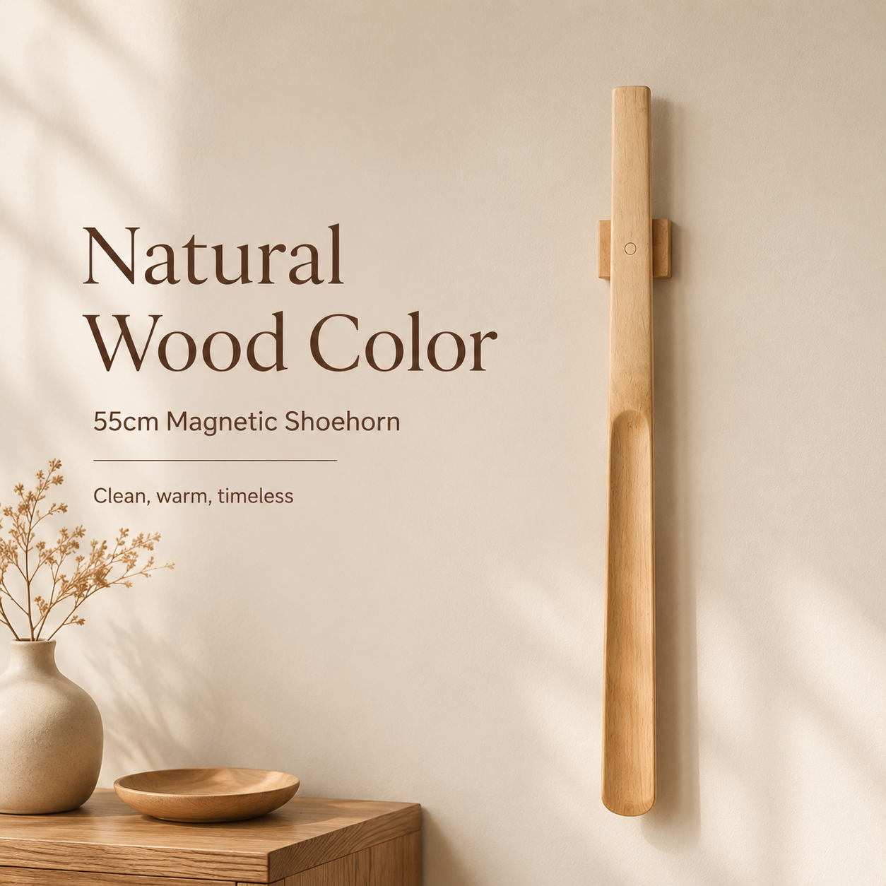 StepEase™ Magnetic Long-Handle Shoehorn