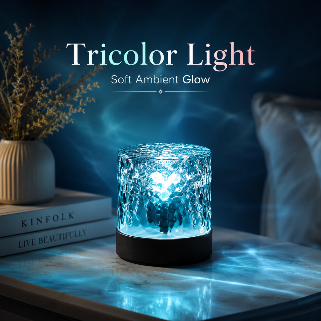 CrystalGlow Aura™ – 16-Colour Ambient Crystal Lamp