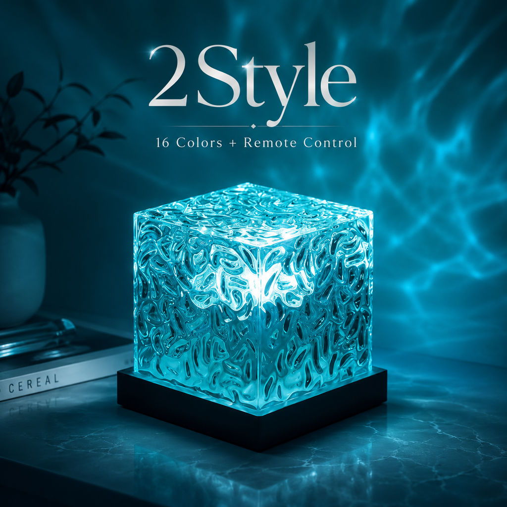 CrystalGlow Aura™ – 16-Colour Ambient Crystal Lamp