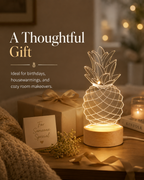 PineGlow 3D LED Ambient Table Lamp