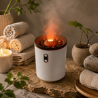 VolcanoMist Pro™ – Flame Effect Aroma Humidifier