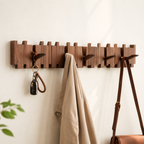 KeyCraft™ – Piano Key Wooden Wall Rack